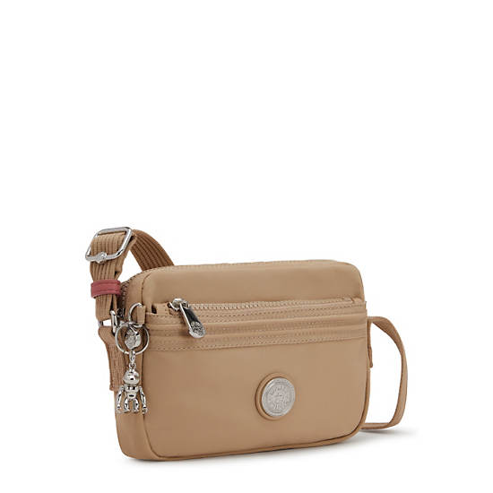 Kipling Abanu Slim Crossbodytassen Beige | België 2182MQ